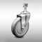 Service Caster 5 Inch SS Gray Polyurethane Wheel Swivel 12mm Threaded Stem Caster SCC SCC-SSTS20S514-PPUB-M1215 - alternate 4